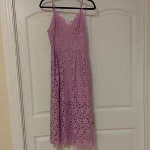 ASTR The Label Lace Midi Dress